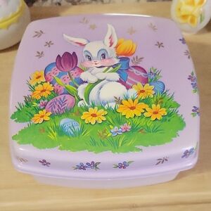 Vintage Easter Bunny Decorative Box